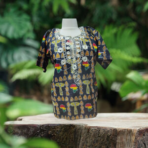 African -style dashiki shirt